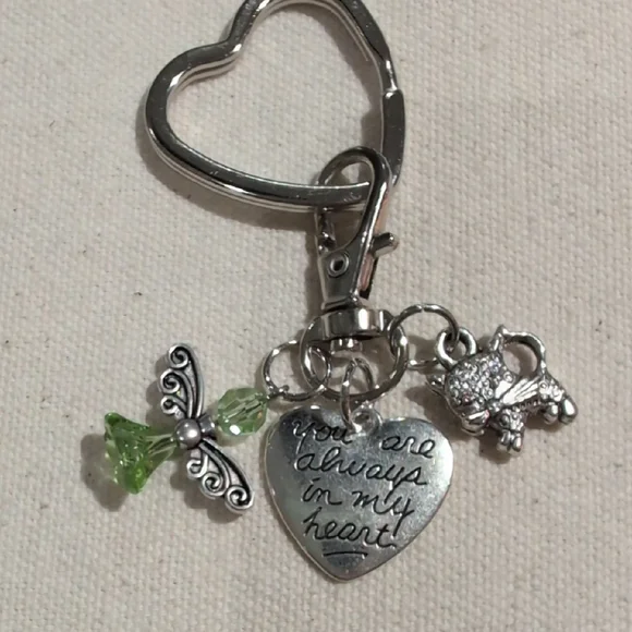Cat & Angel Keychain - Picture 2 of 7